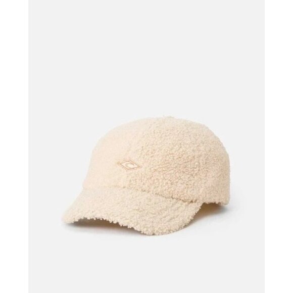 INC Faux-Sherpa Baseball Cap Beige One Size A001209 - Picture 1 of 3